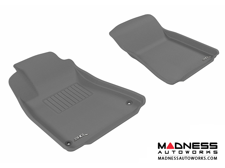 Lexus IS250/ IS350/ ISF Floor Mats (Set of 2) - Front - Gray by 3D MAXpider